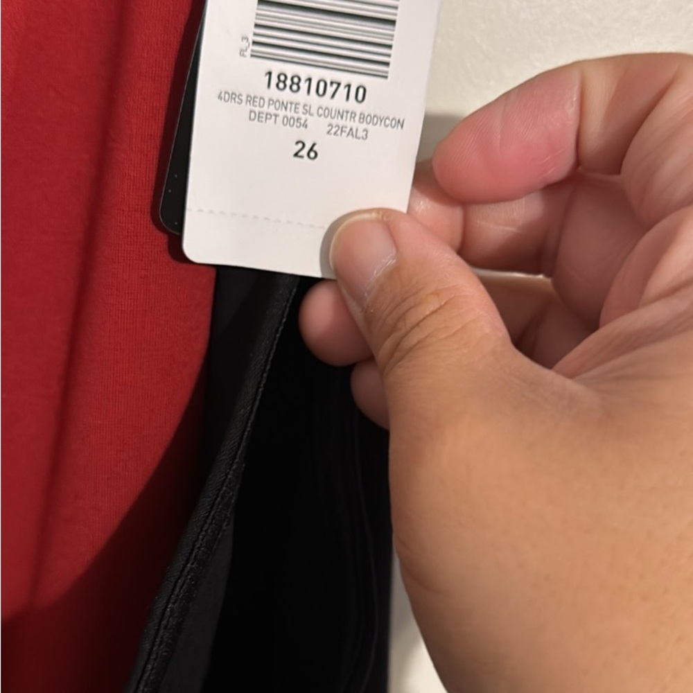 Torrid Red and Black Bodycon Dress